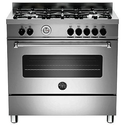 Bertazzoni MAS905MFES Dual Fuel Single Range Cooker Stainless Steel Bertazzoni MAS905MFES Dual Fuel Single Range Cooker Stainless Steel